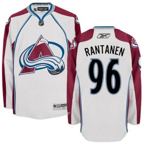 Herren Colorado Avalanche Eishockey Trikot Mikko Rantanen #96 Reebok Weiß Auswärts